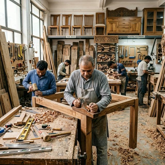 Handcrafted institutional joinery