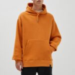 Pouch Pocket Hoodie Orange